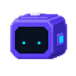 TokenRemain robot head, calm expression at 70% remaining